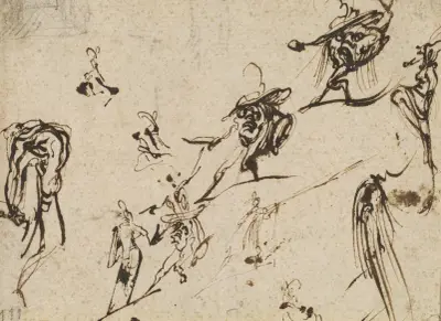 Gobbi and Other Bizarre Figures von Jacques Callot