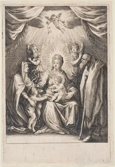 Homage of the Little Saint John von Jacques Callot