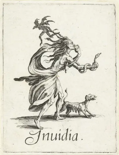 Invidia (Envy) von Jacques Callot