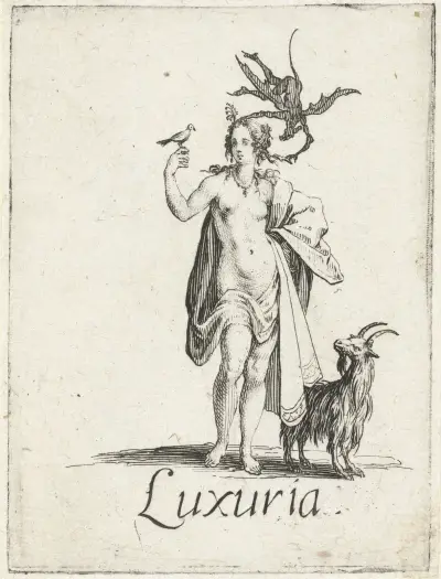 Luxuria (Lust) von Jacques Callot