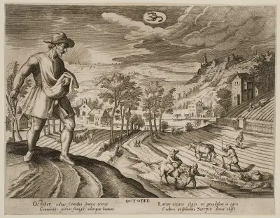 Oktober av Jacques Callot