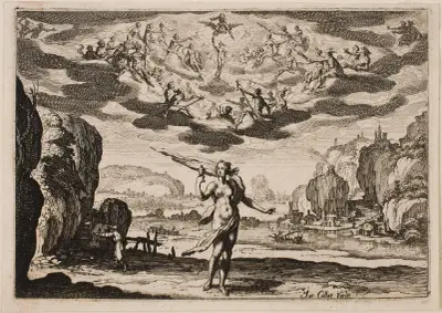 Pandora av Jacques Callot