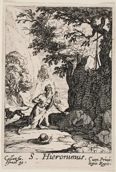 Sankt Hieronymus av Jacques Callot