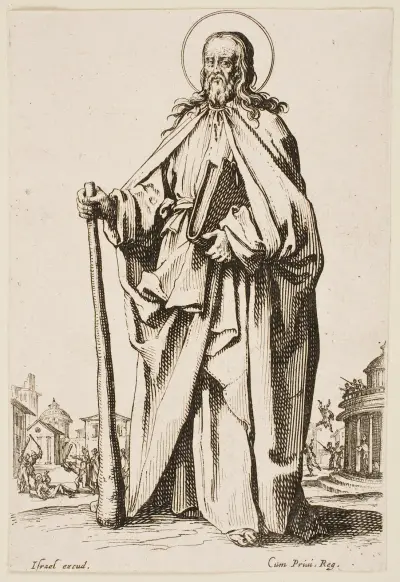 St. James the Less av Jacques Callot