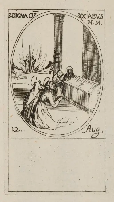 St. Jusus. 12 August av Jacques Callot