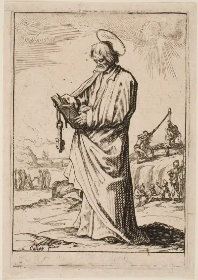 Aposteln Petrus av Jacques Callot