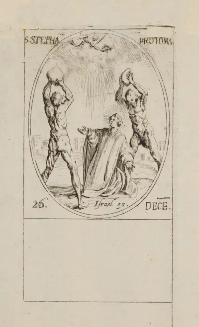 Sankt Stefan Protomartyr. 26 december av Jacques Callot
