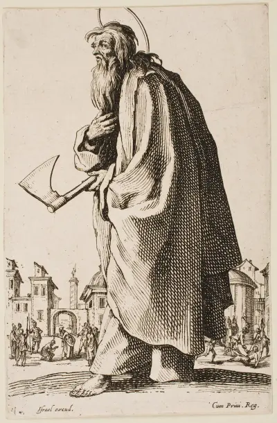 St. Thaddeus or St. Jude av Jacques Callot