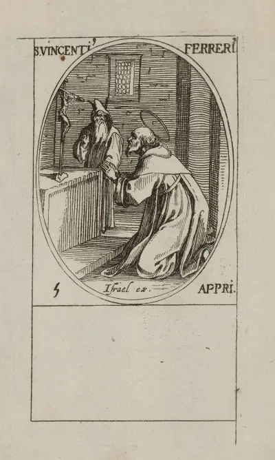 S:t Vincent Ferrer. 5 april av Jacques Callot