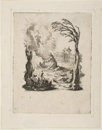 Bön i Getsemane av Jacques Callot
