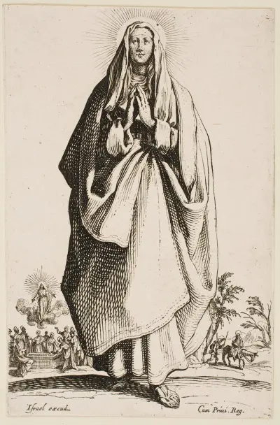 Den heliga Jungfrun av Jacques Callot