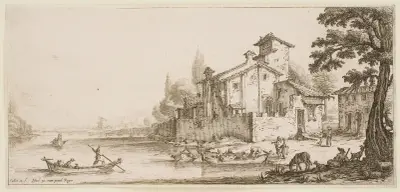 Båtturen av Jacques Callot