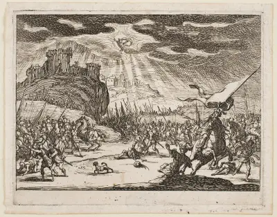 Paulus omvändelse av Jacques Callot