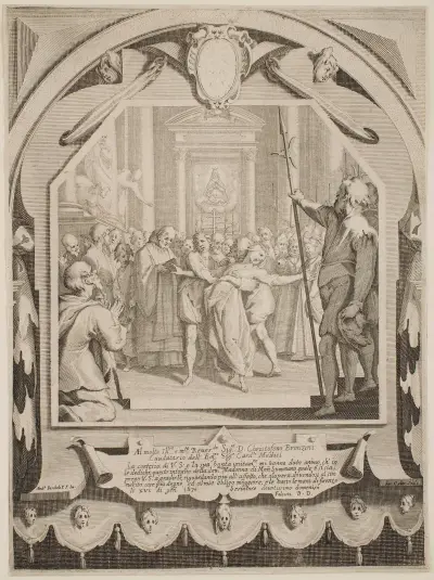 Exorcismen av Jacques Callot