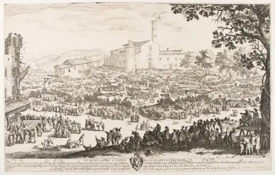 The Fair at L’Impruneta av Jacques Callot
