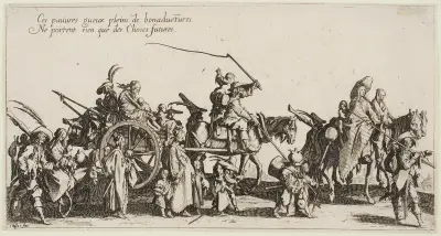 The Gypsies; The Departure av Jacques Callot