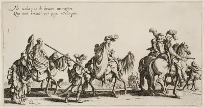 The Gypsies’ Traveling; Vanguard av Jacques Callot