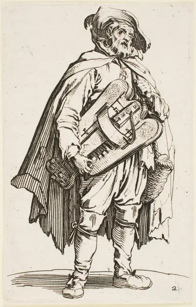 Positivspelaren av Jacques Callot