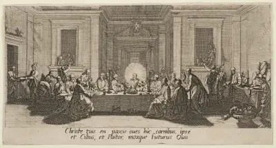 Nattvarden av Jacques Callot