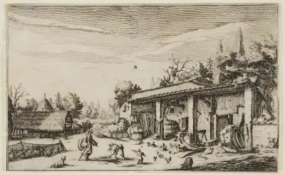 Den lilla gården av Jacques Callot