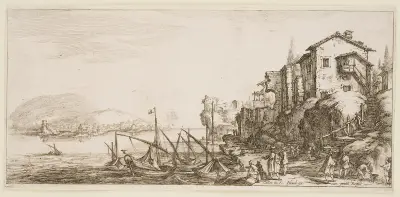 Den lilla hamnen av Jacques Callot