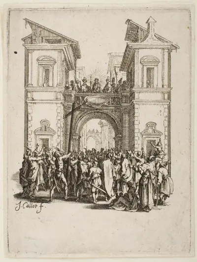 Framställningen för folket av Jacques Callot