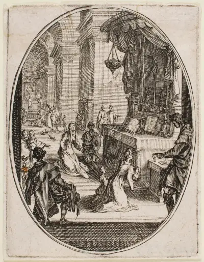 Offer – Guds tillbedjan av Jacques Callot