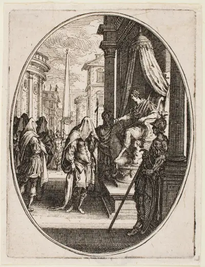 Offren – Tillbedjan av människan av Jacques Callot