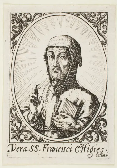 Den sanna bilden av den helige Franciskus av Jacques Callot