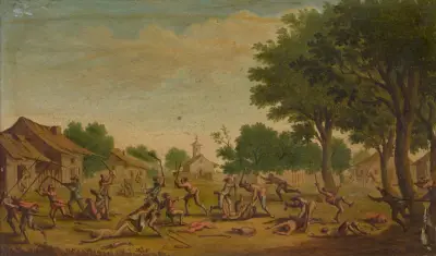 Village Fight von Jacques Callot