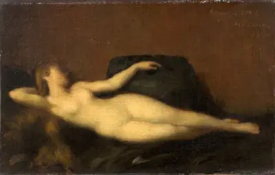 Sleeping beauty av Jean-Jacques Henner