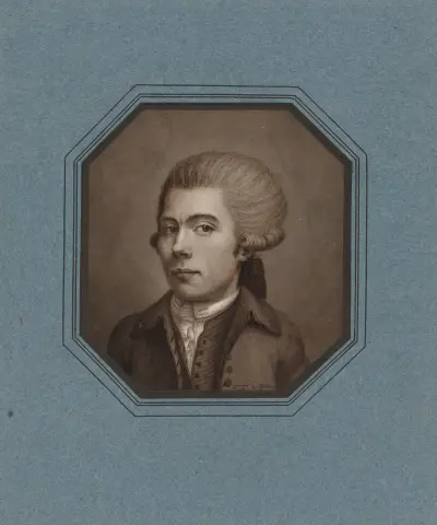 Självporträtt av Jean Jacques Lequeu