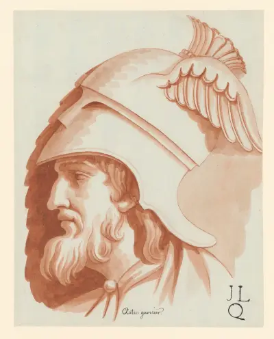 Autre guerrier av Jean Jacques Lequeu