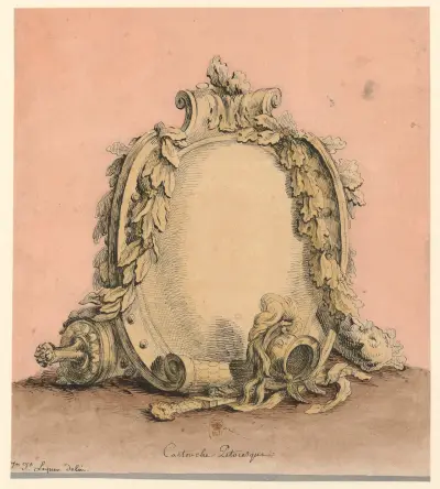 Cartouche pitoresque av Jean Jacques Lequeu