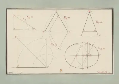 Figures géométriques von Jean Jacques Lequeu