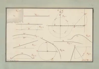 Geometriska figurer av Jean Jacques Lequeu