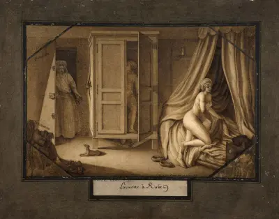 Garderoben av Jean Jacques Lequeu