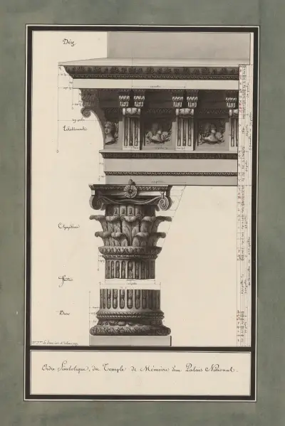 Ordre sïmbolique, du Temple de Mémoire d’un Palais National von Jean Jacques Lequeu