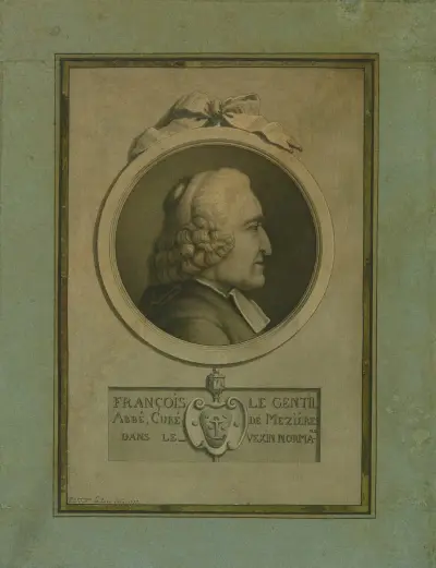 Porträtt av François Legentil, konstnärens farbror av Jean Jacques Lequeu
