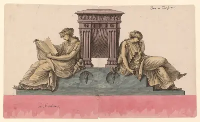 Pour un tombeau ; D’un tombeau von Jean Jacques Lequeu