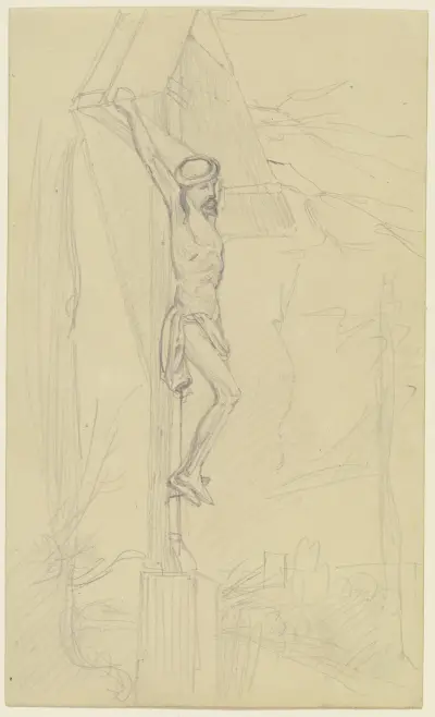 Crucifix av Jakob Becker