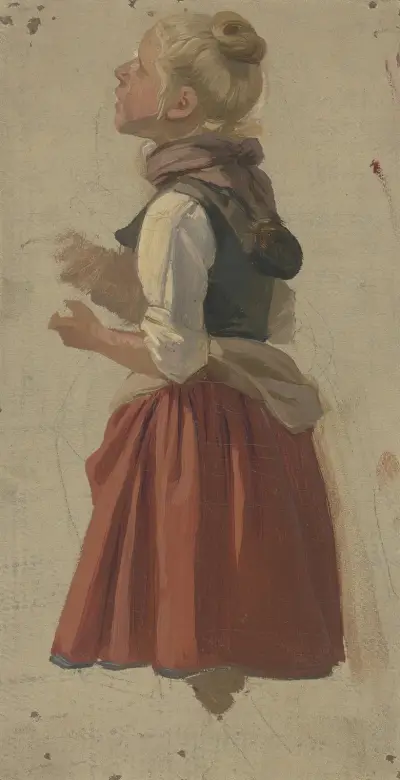 Farm girl. av Jakob Becker