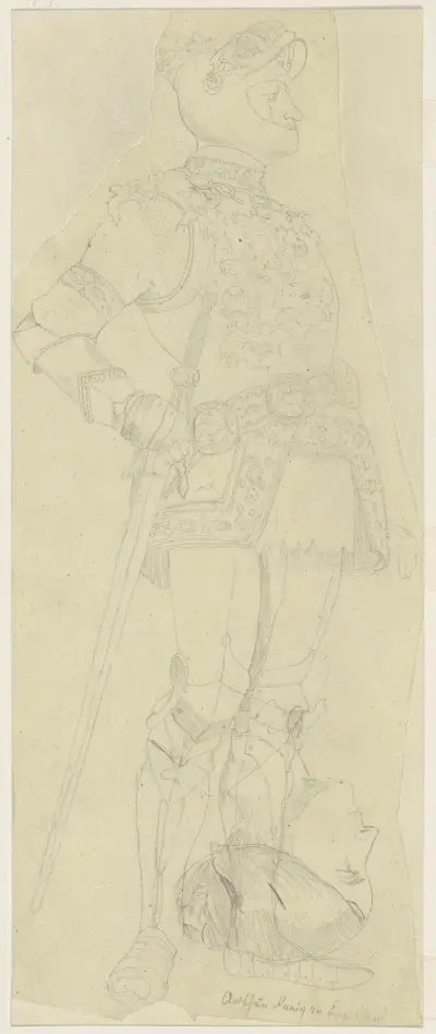 Rustad riddare (Kung Artur) av Jakob Becker