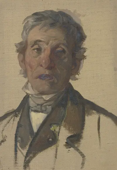 Gammal bonde av Jakob Becker
