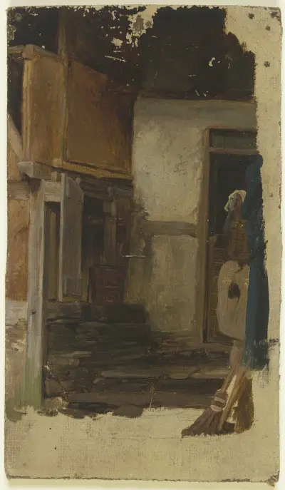 Brunnen vid en bondgård av Jakob Becker