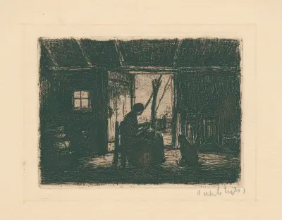 Potatisskalerskan av Jakob Smits