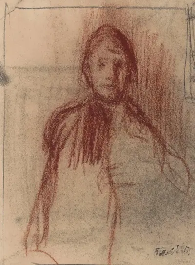 Malvina with Cape av Jakob Smits