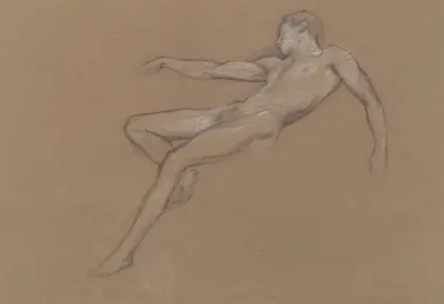 First sketch for ‘Icarus’ av Herbert James Draper