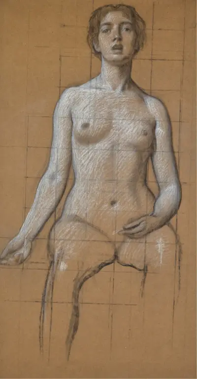 Study for ‘Song’ av Herbert James Draper