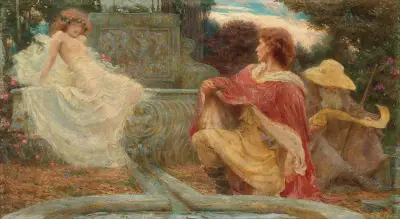 The Spirit Of The Fountain av Herbert James Draper